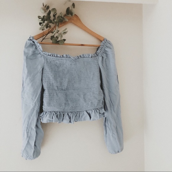 Revamped Tops - Ruffle Square Neck Summer Top